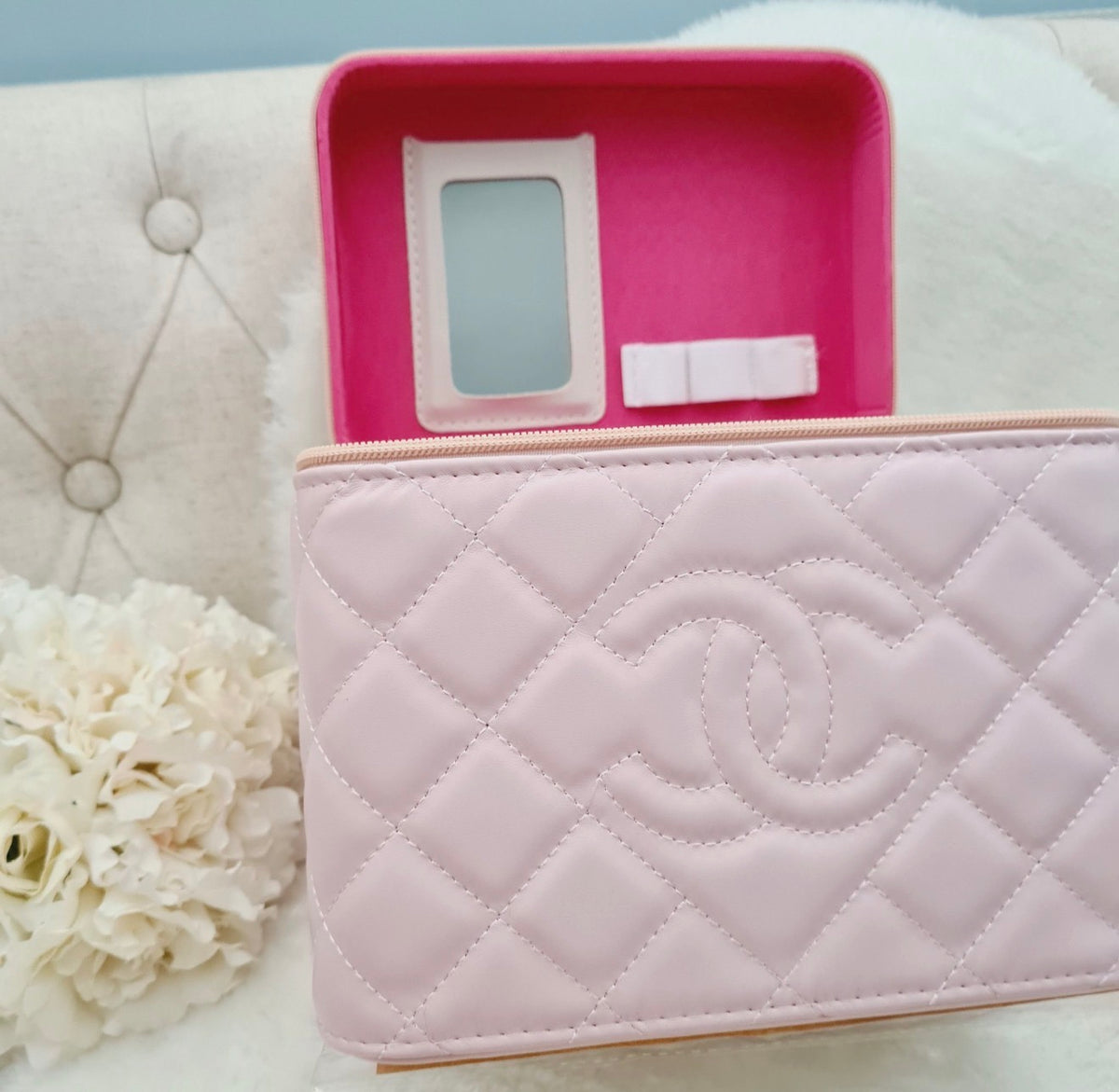 Pink vanity box