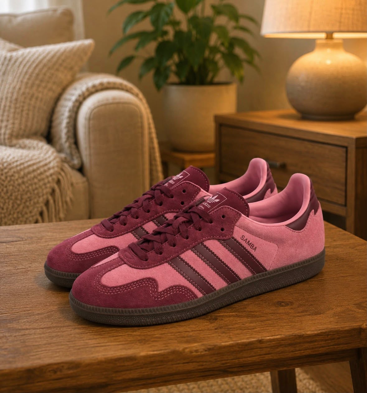 Burgundy Trainers